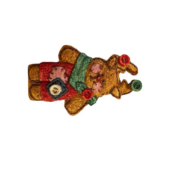 Vintage Patchwork Bunny Brooch - Picture 5 of 6